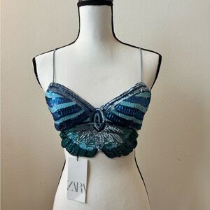 Sequin butterfly top *BRAND NEW*